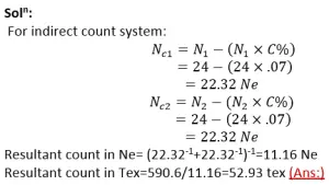 Relation Between Yarn Count and Diameter |direct count system | textile study center | textilestudycenterc.om